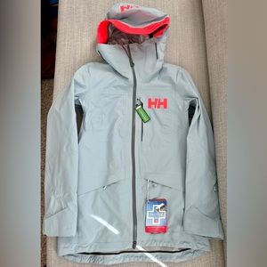 Helly Hansen Aurora Infinity Shell Jacket Size Small in Baby Troope color